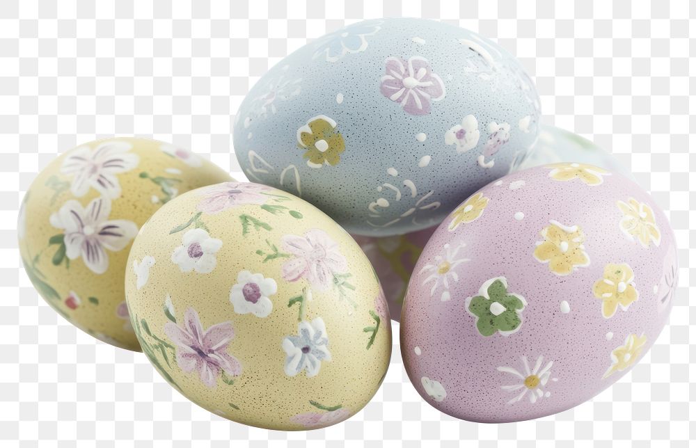 PNG Easter eggs easter pastel colors.