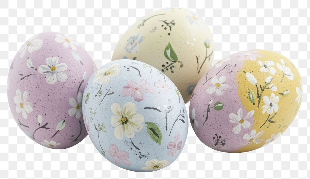 PNG Easter eggs easter pastel colors.