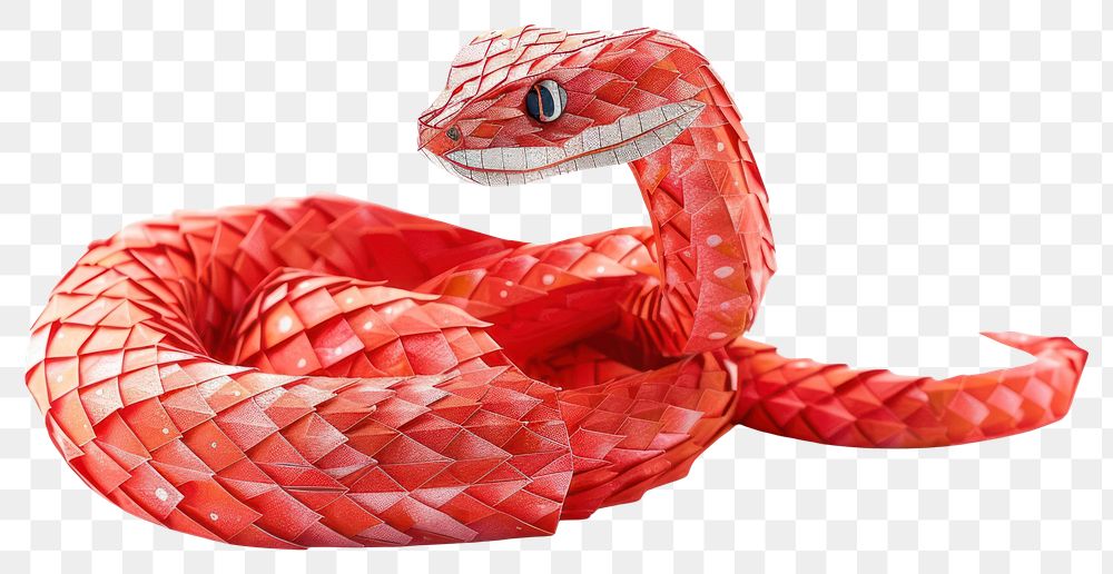 PNG Snake snake paper art.