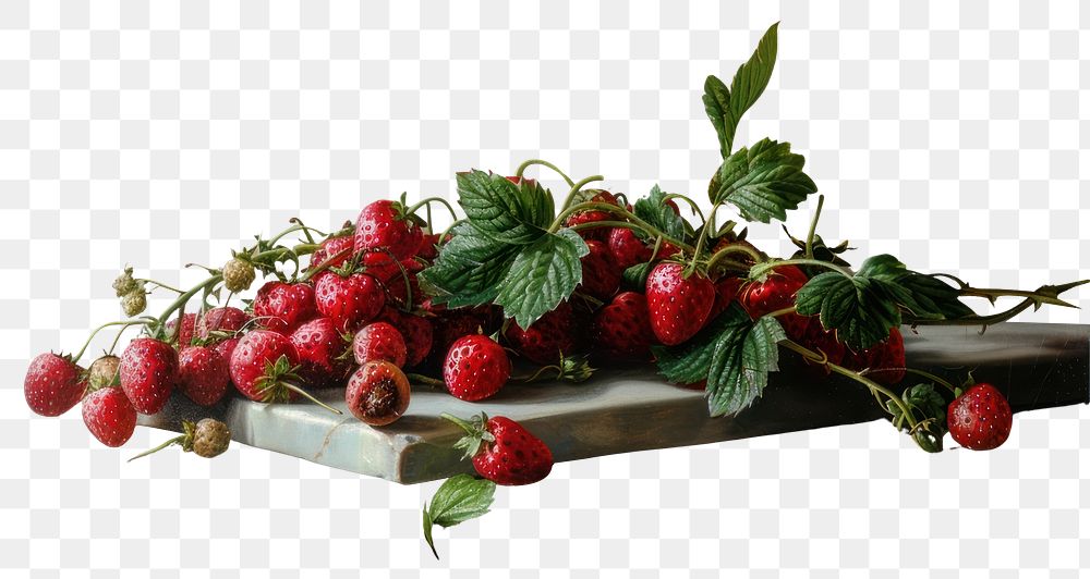 PNG Strawberries borders strawberries strawberry painting.