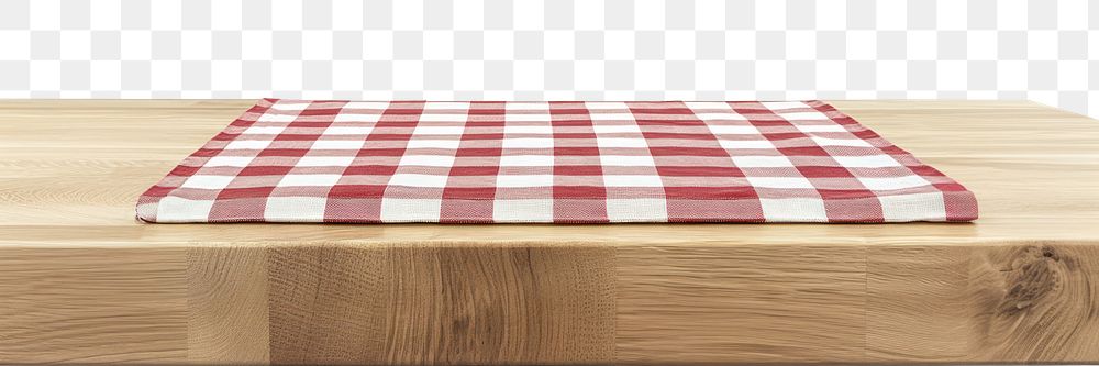 PNG Light color wooden counter table white cloth.