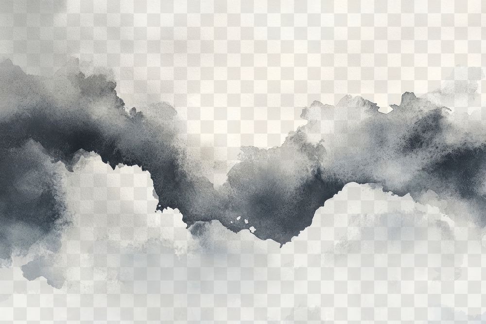 PNG Abstract watercolor in a light gray background abstract texture clouds.