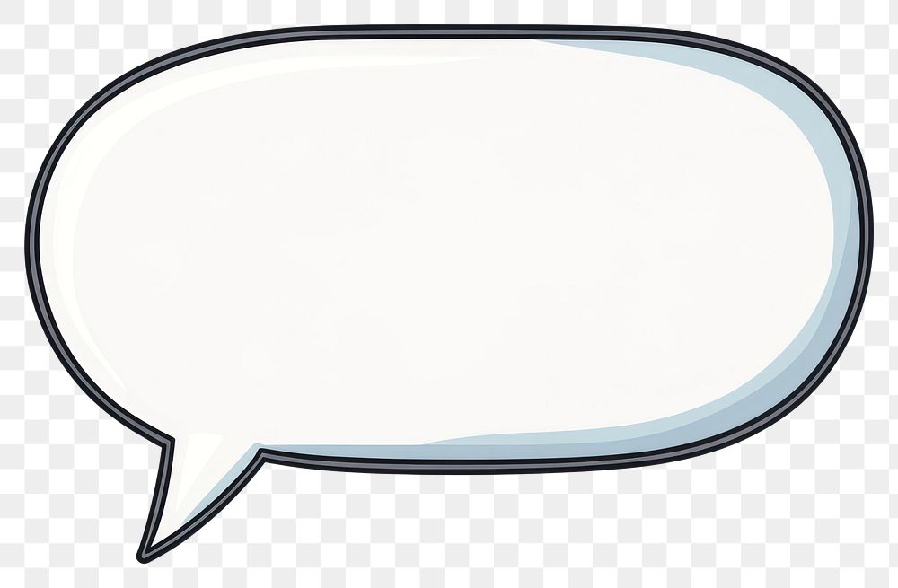 PNG Empty white comic speech bubble illustration style transportation.