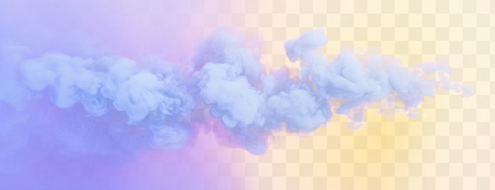 PNG Pastel smoky background purple yellow smoke.