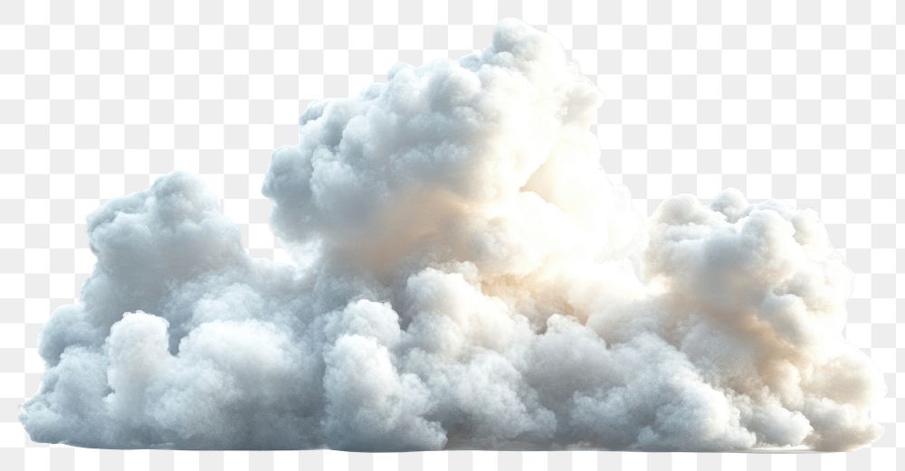 PNG White cloud background concept 