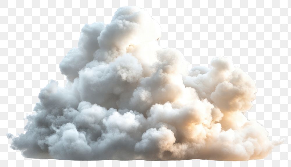 PNG White cloud background concept 