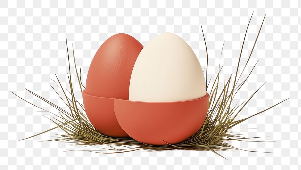 PNG Happy Easter Day minimal eggs illustration.