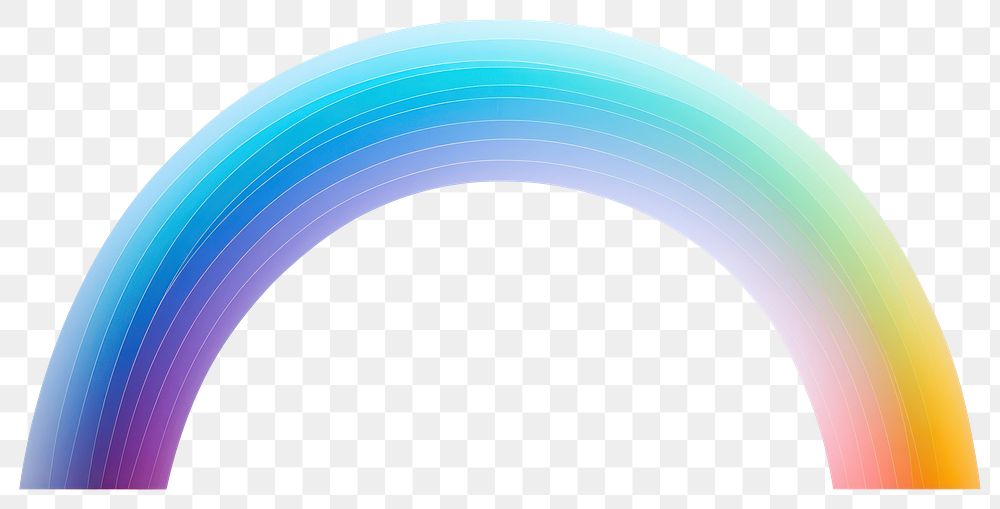 PNG Faint rainbow arching gently illustration appliance outdoors.