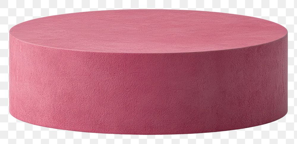 PNG Circle podium pink product minimalist furniture.