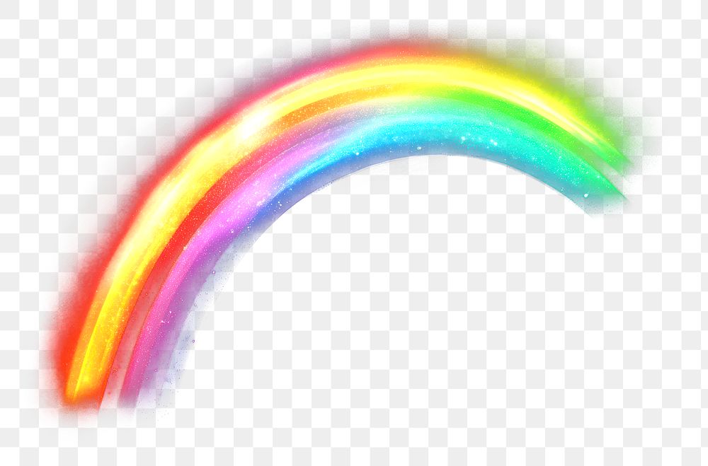 PNG Rainbow rainbow lights background.