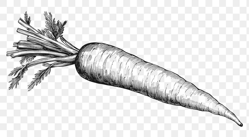 PNG Carrot carrot vegetable black.