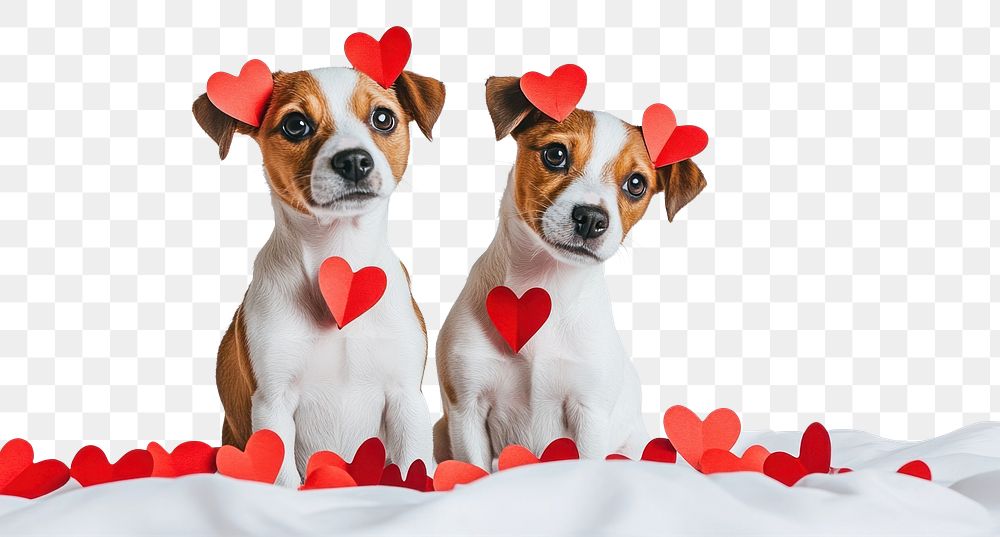 PNG Dogs valentine's puppies puppy.