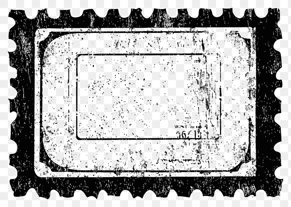 PNG Vintage oval postage stamp frame grunge illustration electronics.