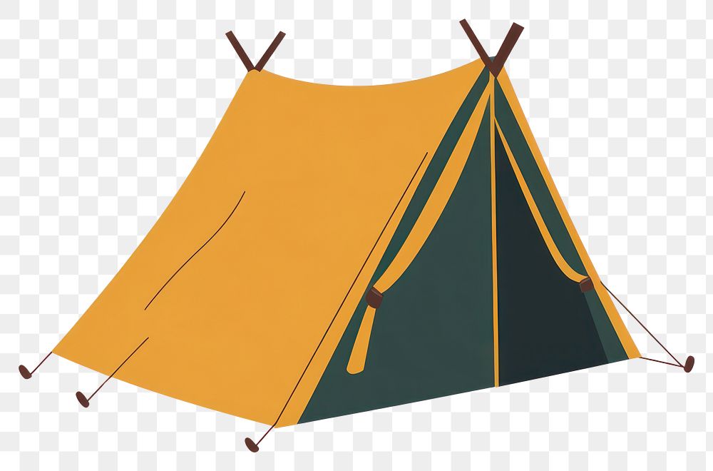 PNG Camp tent illustration outdoors camping.