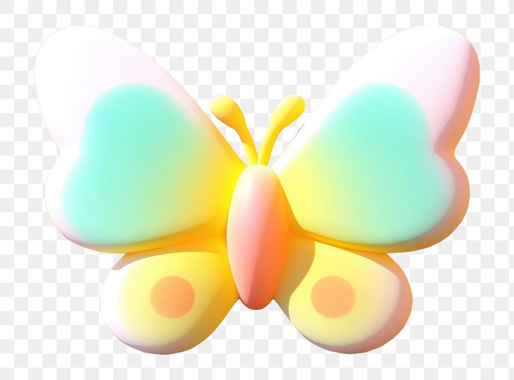 PNG 3d butterfly illustration chandelier colorful.