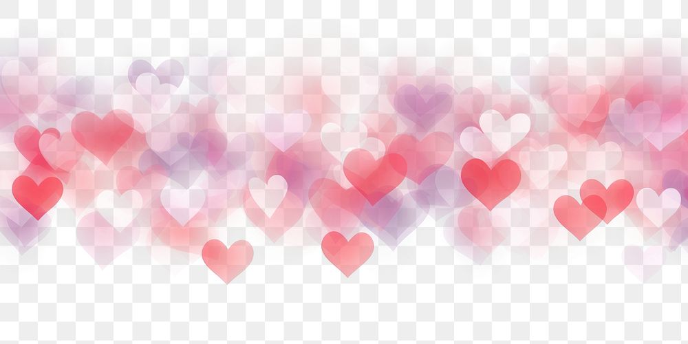 PNG Falling pink hearts border illustration background pastel.