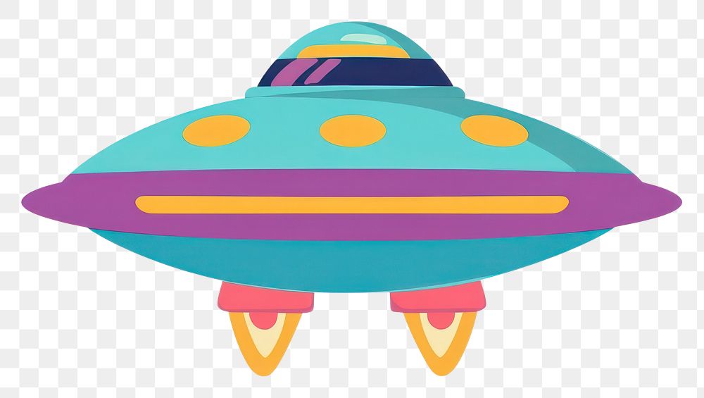 PNG Ufo illustration vehicle vector.