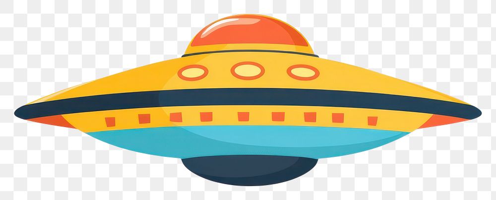 PNG Ufo illustration futuristic spaceship.