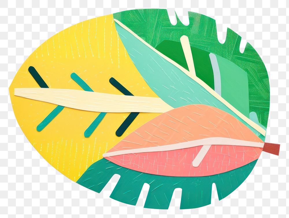 PNG Leaf illustration colorful nature.