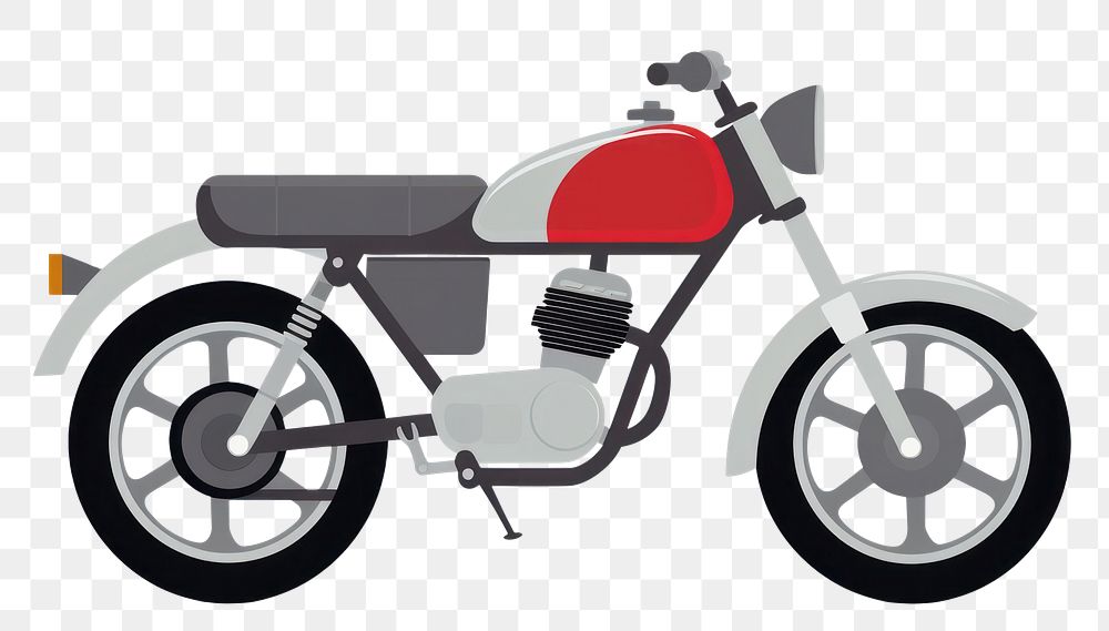 PNG Motorcycle transportation illustration vehicle.