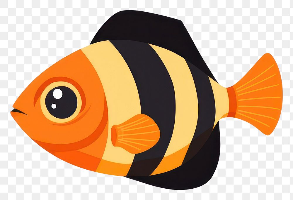 PNG Clownfish illustration animal orange.