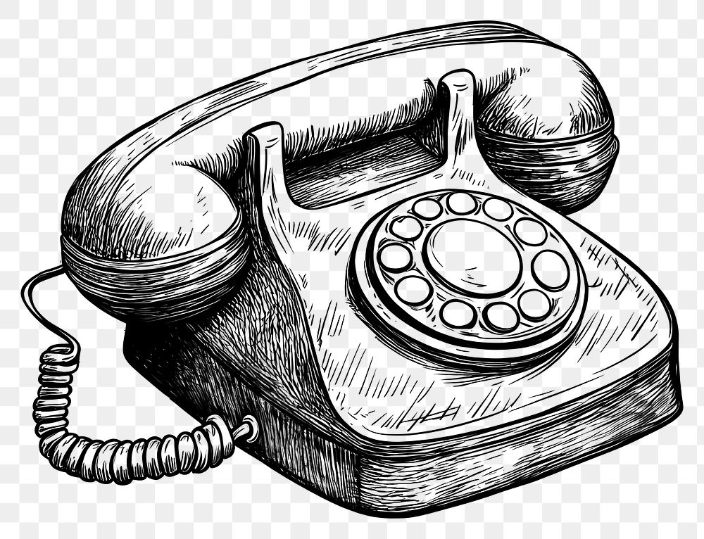 PNG Phone art communication illustration.