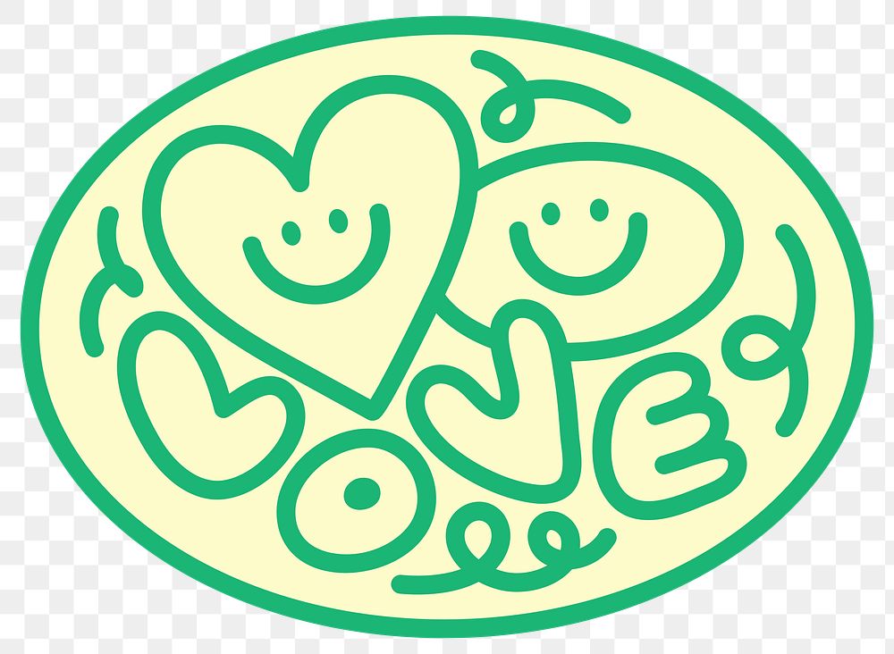 PNG Playful heart smiley design on transparent background