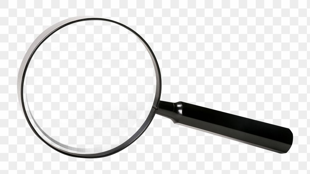 Magnifying glass png sticker, search tool image on transparent background