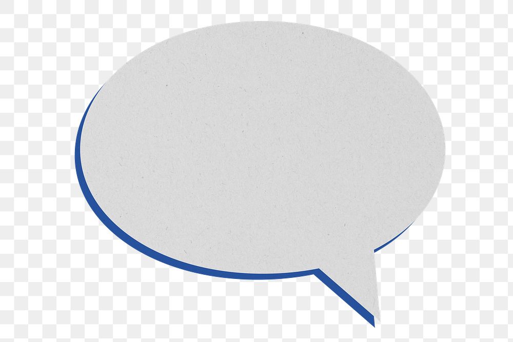 Speech bubble png sticker, business graphic on transparent background