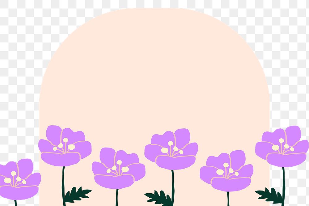 Spring flowers png sticker, transparent background