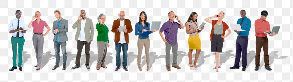 Social media people png sticker, transparent background