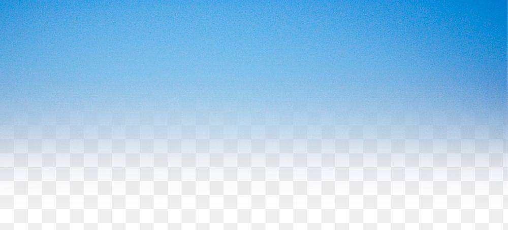 Blue sky png border, transparent background