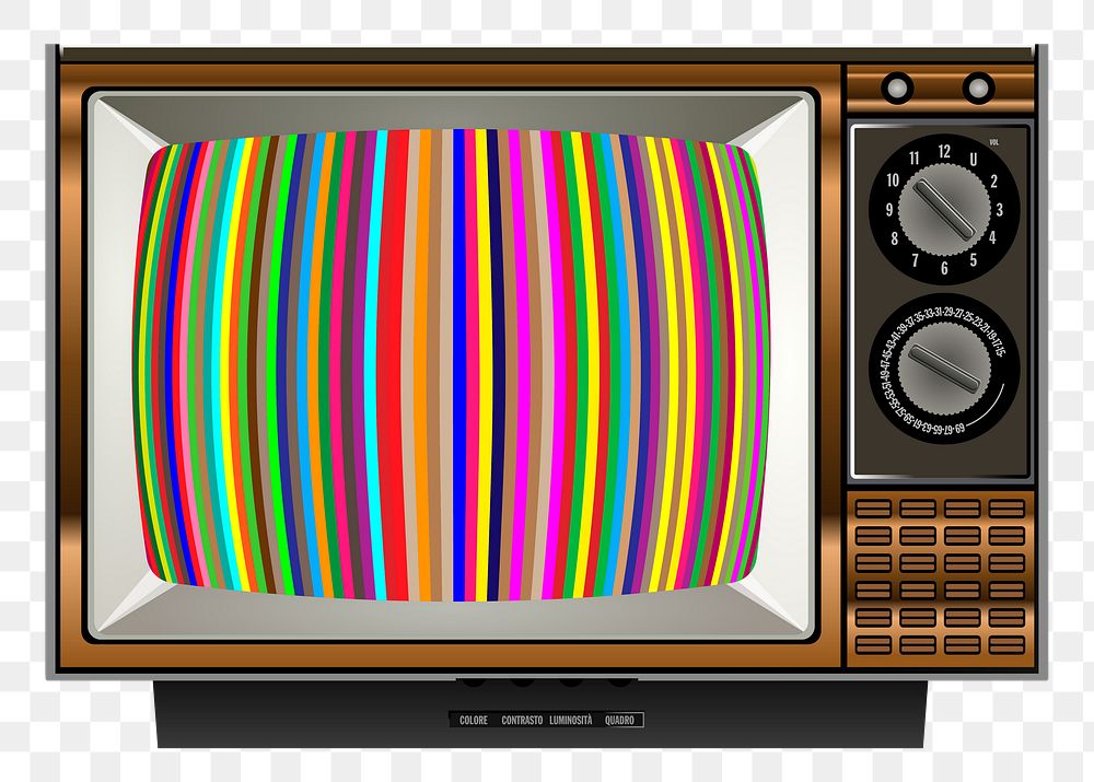 Television png sticker illustration, transparent background. Free public domain CC0 image.