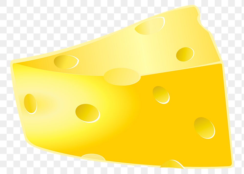 Cheese png sticker, food illustration, transparent background. Free public domain CC0 image