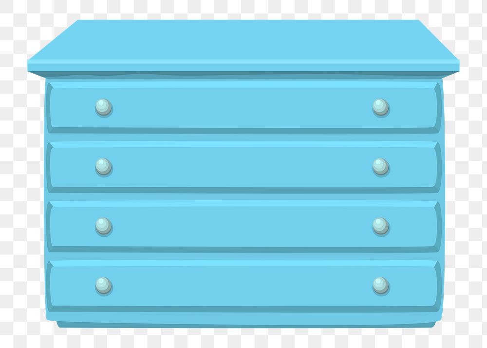 Drawers png sticker illustration, transparent background. Free public domain CC0 image.