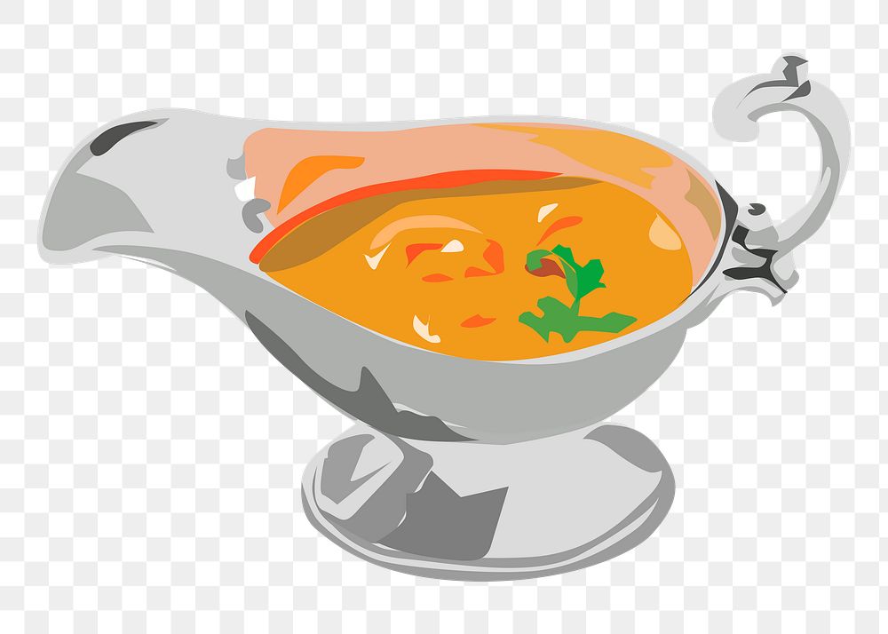 Japanese gravy png sticker, food illustration, transparent background. Free public domain CC0 image