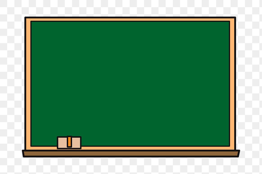 Chalkboard png sticker education illustration, transparent background. Free public domain CC0 image.