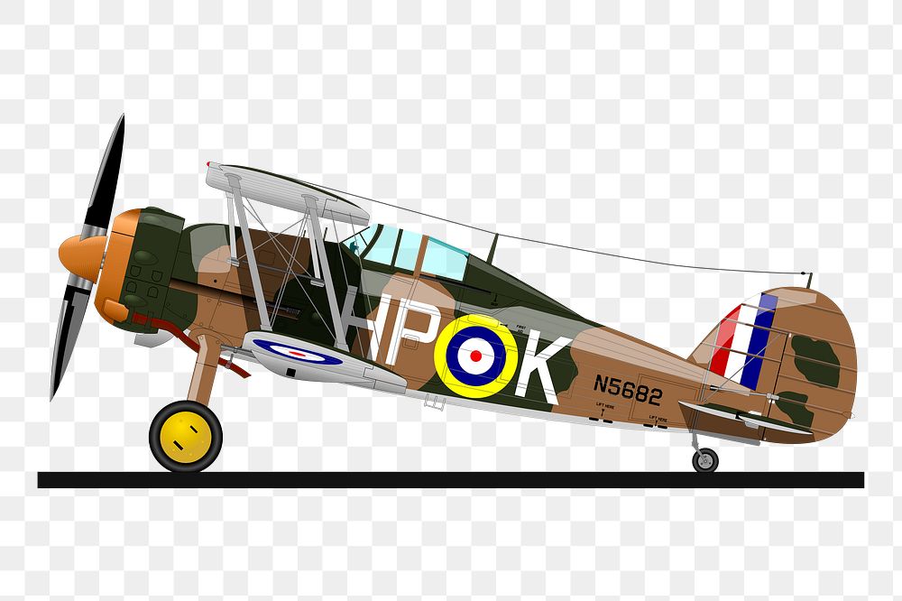 Fighter plane png sticker, transparent background. 