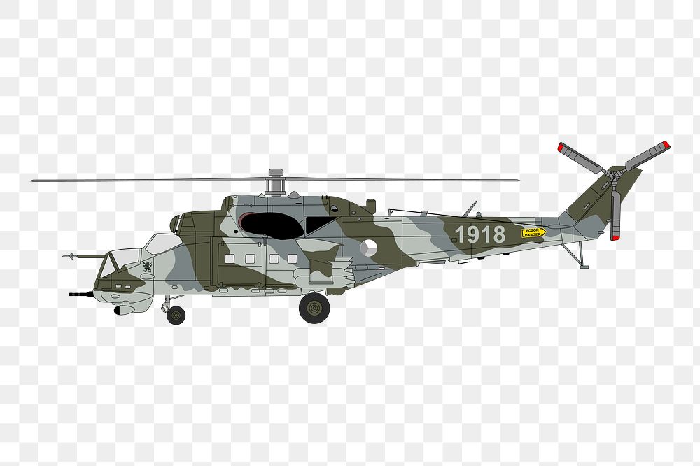 Helicopter png sticker, transparent background. Free public domain CC0 image.