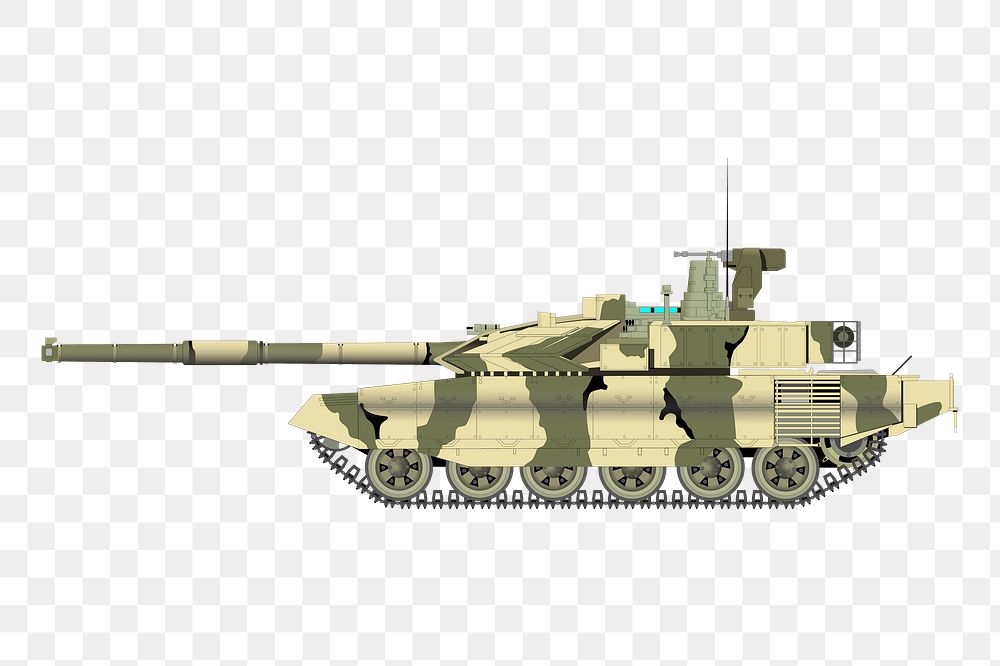 Tank png sticker, transparent background. Free public domain CC0 image.