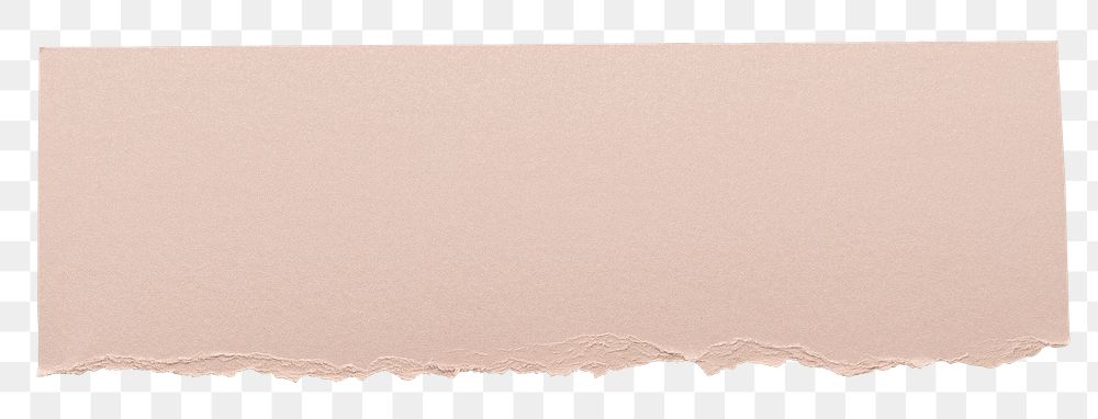 Pink ripped paper png note scrap with copy space