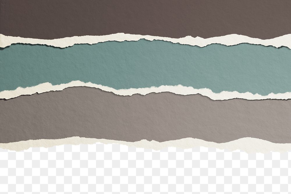 Aesthetic shades png border, torn paper design, transparent background