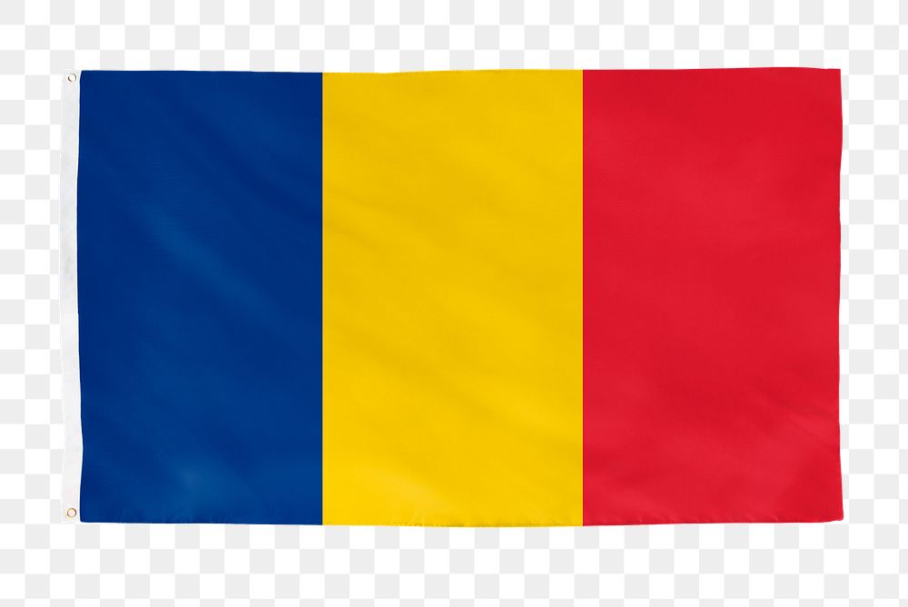 Chad png flag, national symbol, transparent background