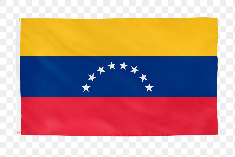 Venezuela png flag, national symbol, transparent background
