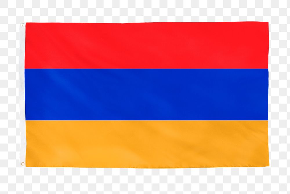 Armenia png flag, national symbol, transparent background