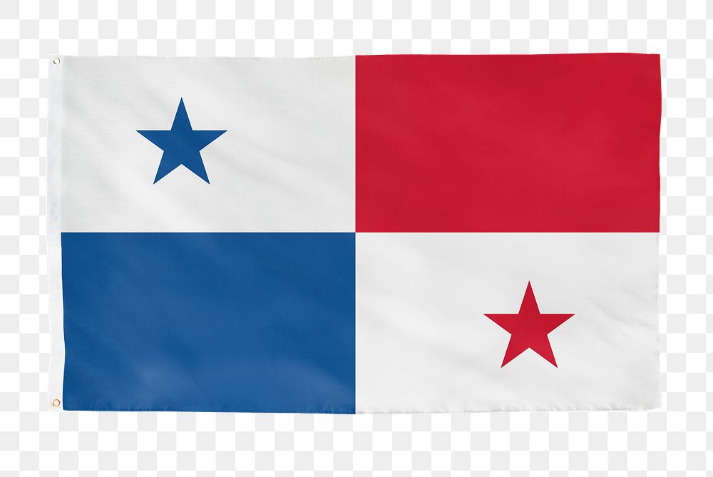 Panama png flag, national symbol, transparent background