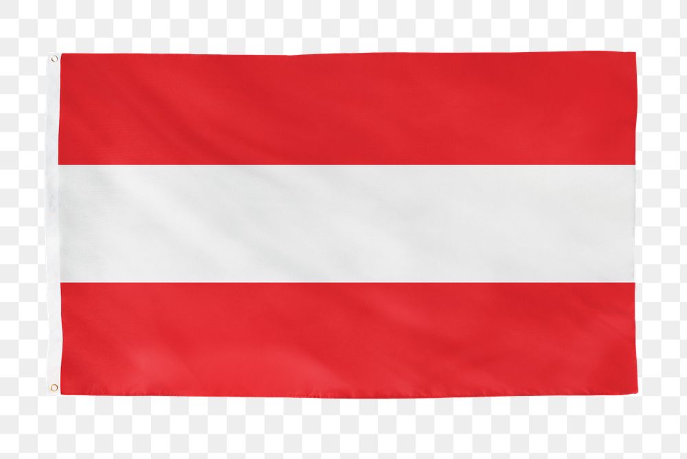 Austria png flag, national symbol, transparent background