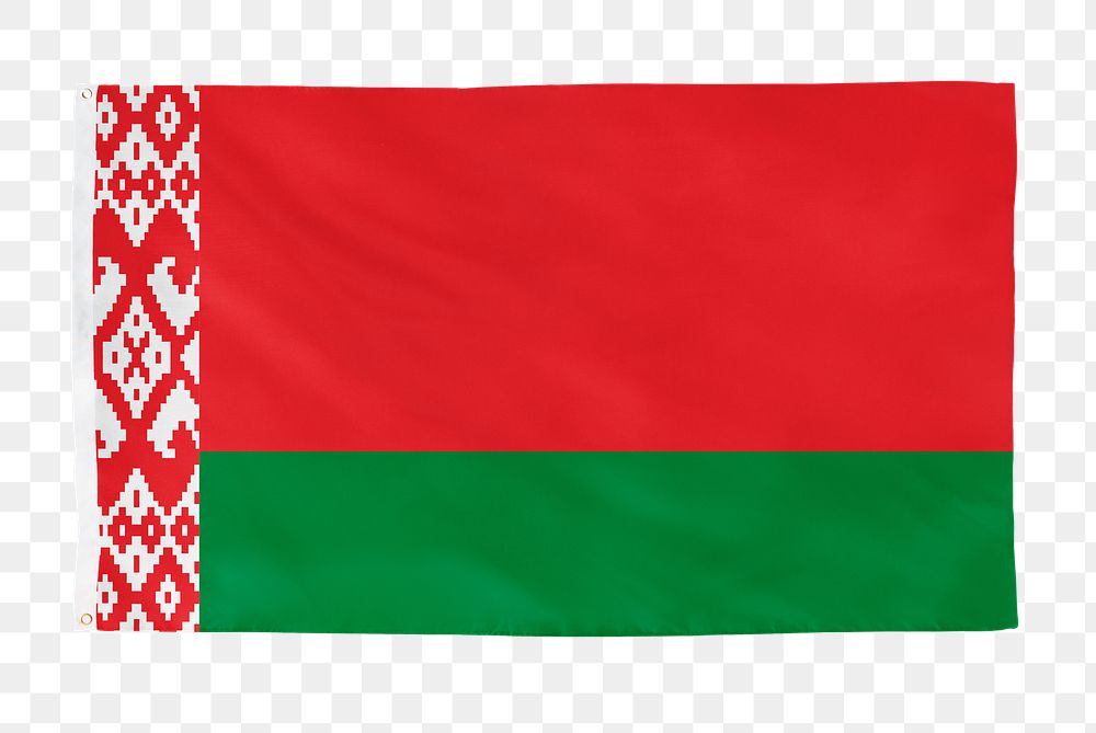 Belarus png flag, national symbol, transparent background