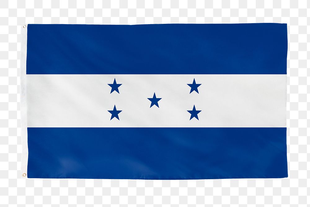 Honduras png flag, national symbol, transparent background