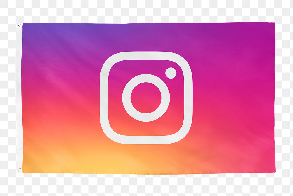 Instagram icon png flag, social media. 25 MAY 2022 - BANGKOK, THAILAND